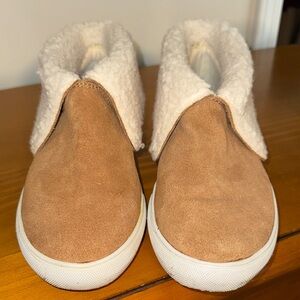 Serra Tan and Cream Ankle Boots